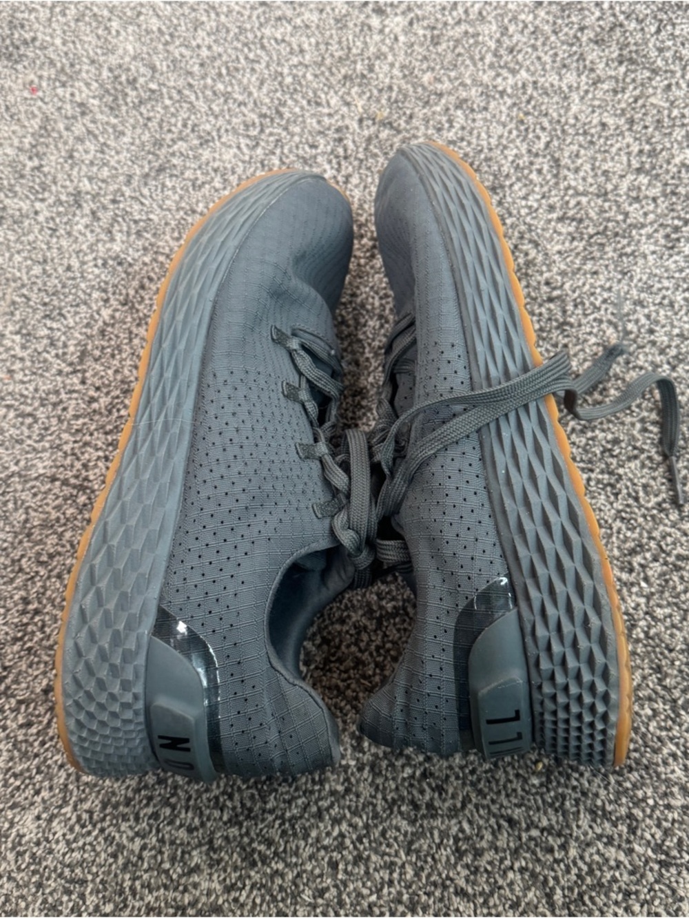 NOBULL Trainer Shoes Mens Black Cross Training Gym Athletic Minimalist Mens 8.5 - Picture 10 of 12